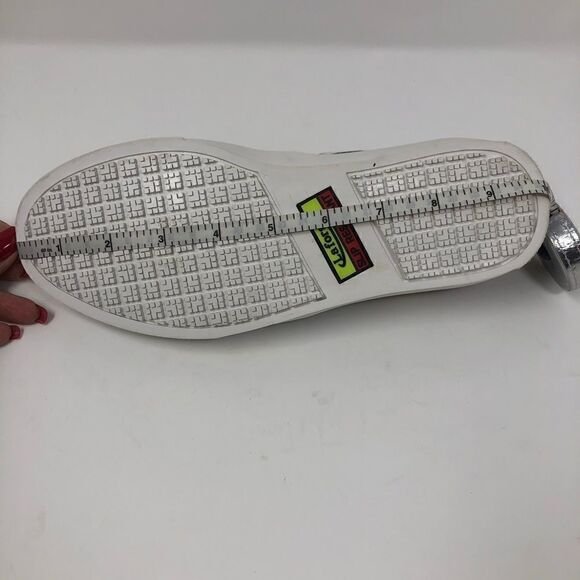 LaForst Sz 7 Leather Painted Rainbow Slip-On Streetwear Casual Sneakers - Picture 8 of 9